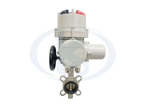 電動(dòng)對(duì)夾蝶閥