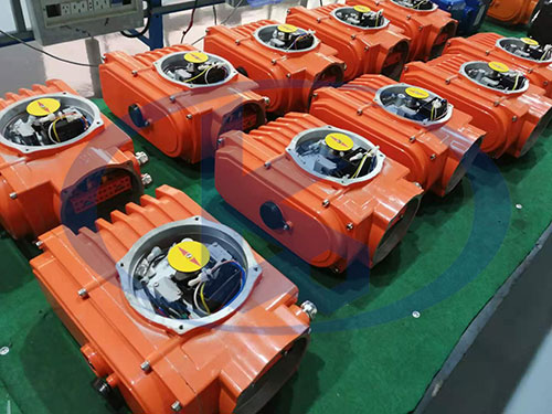 SQ精小型電動執(zhí)行器生產(chǎn)完成