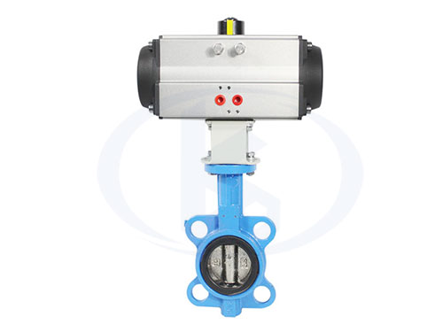 氣動球墨對夾蝶閥