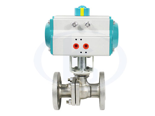 氣動(dòng)法蘭球閥