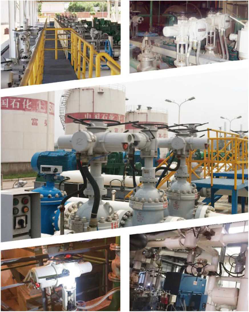 多回轉(zhuǎn)電動(dòng)執(zhí)行器應(yīng)用現(xiàn)場(chǎng)