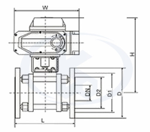 電動陶瓷閥外形尺寸
