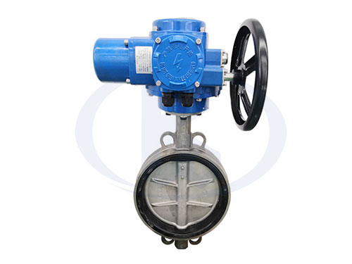 不銹鋼電動對夾蝶閥