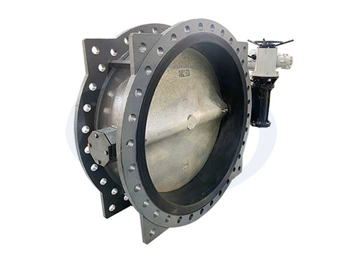 大口徑電動法蘭蝶閥