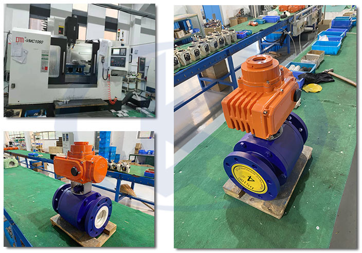 電動陶瓷閥車間一角